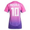 Virallinen pelipaita Saksa Musiala 10 Vieras Euro 2024 Lyhythihainen - Naisten